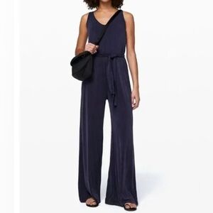 Lululemon Principal Dancer Jumpsuit, size 12, navy blue